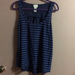 SALE🛍💲Navy Blue/striped tank